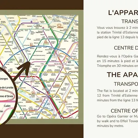 Apartmán 02.appart 4pers#1 Bedroom#pigalle#opera#paris 9