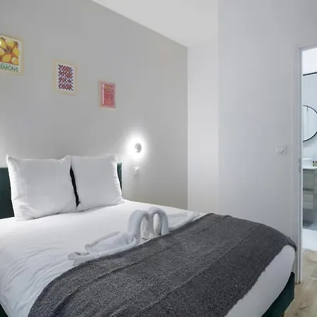 Апартаменты 02.appart 4pers#1 Bedroom#pigalle#opera#paris 9 Париж